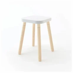 Online Oeuf NYC Tabouret carré hauteur réglable | Blanc