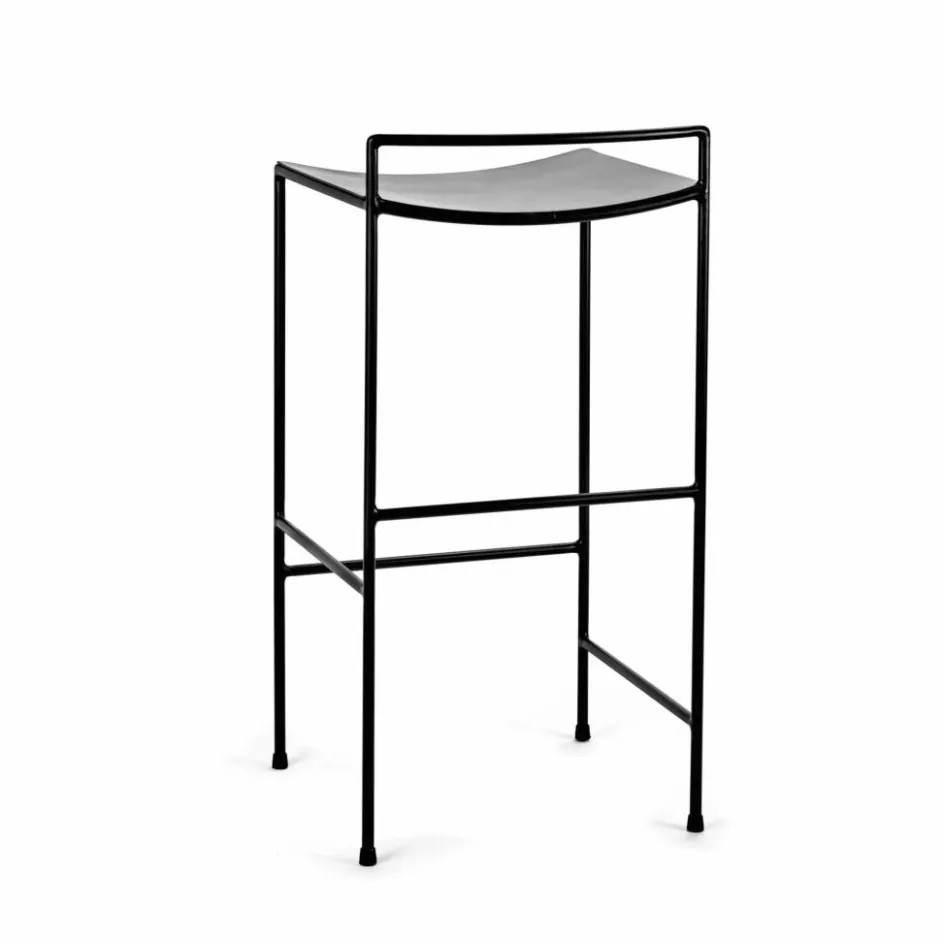 Discount Serax Tabouret de bar Nello en métal | Noir