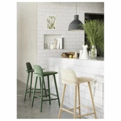 Outlet Muuto Tabouret de bar Nerd 75 cm | Chêne