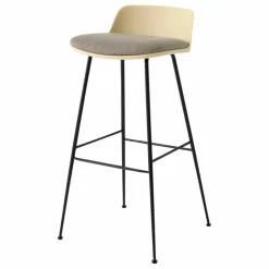 Hot Tabouret de bar Rely AW87 low, Piètement noir | Chaises, Tabourets, Bancs