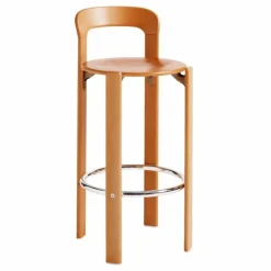 Hot Tabouret de bar Rey en bois laqué - Bruno Rey | Chaises, Tabourets, Bancs