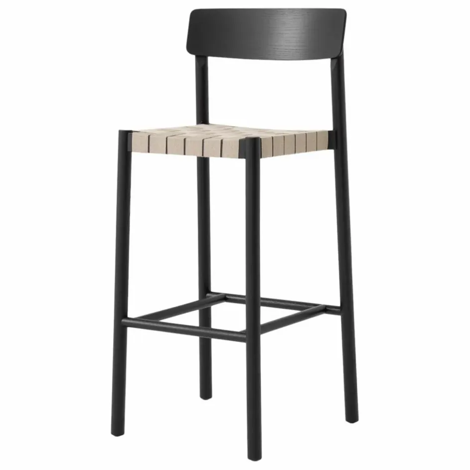 & Tradition Tabouret de bar sangles les 75 cm Betty TK15 en frêne| Chaises, Tabourets, Bancs