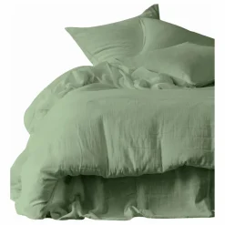 Haomy Taie d'oreiller Dili en voile de coton || Linge De Lit
