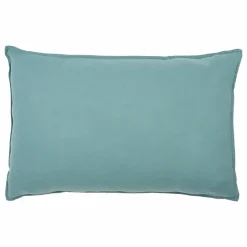 Clearance Haomy Taie d'oreiller Dili en voile de coton | Bleu stone