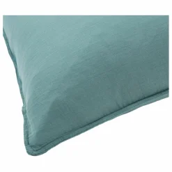 Clearance Haomy Taie d'oreiller Dili en voile de coton | Bleu stone