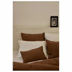 Gabrielle Paris Taie d'oreiller en lin lavé vichy || Linge De Lit