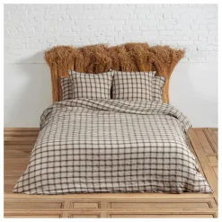 Le Monde Sauvage Taie d'oreiller Highlands en lin lavé || Linge De Lit