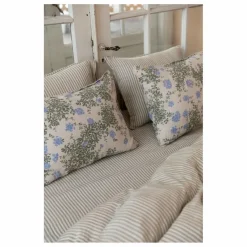New garbo&friends Taie d'oreiller Plumbago en coton bio | Bleu