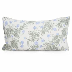 New garbo&friends Taie d'oreiller Plumbago en coton bio | Bleu