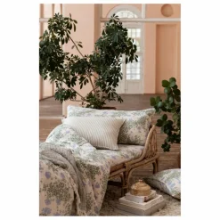 New garbo&friends Taie d'oreiller Plumbago en coton bio | Bleu