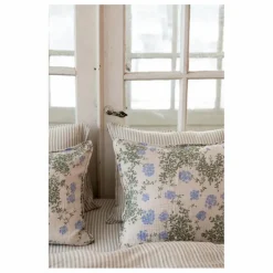 New garbo&friends Taie d'oreiller Plumbago en coton bio | Bleu
