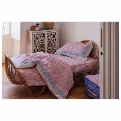 Sale Louise Misha Taie d'oreiller Valerie en coton bio | Rose fuschia