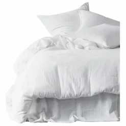 Haomy Taies d'oreiller en gaze de coton Mykonos - Set de 2 || Linge De Lit