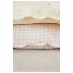Soft Spot Taies d'oreiller Ribbon en coton bio - Set de 2 ||Enfant Linge De Lit Enfant