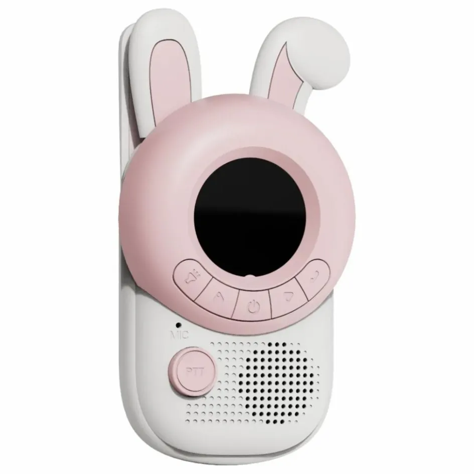 New The Zoofamily Talkie Walkie - Lapin Rose