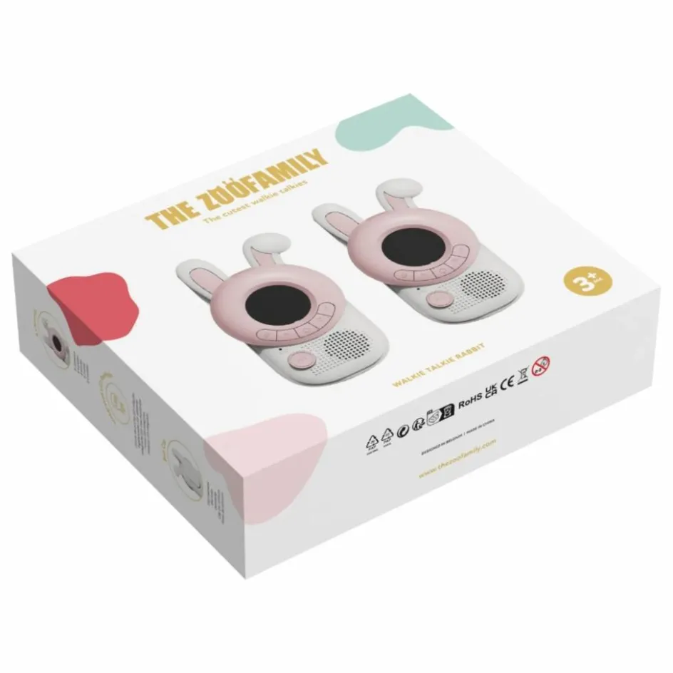 New The Zoofamily Talkie Walkie - Lapin Rose