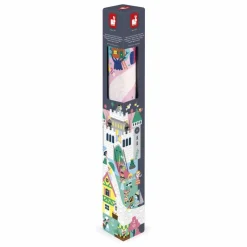 Janod Tapis avec circuit Royaume enchanté - Cross Roads Multicolore