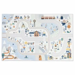 Janod Garages, Circuits*Tapis avec circuit Vallée blanche - Cross Roads