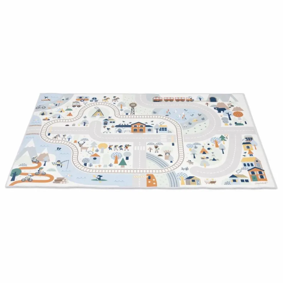Janod Garages, Circuits*Tapis avec circuit Vallée blanche - Cross Roads