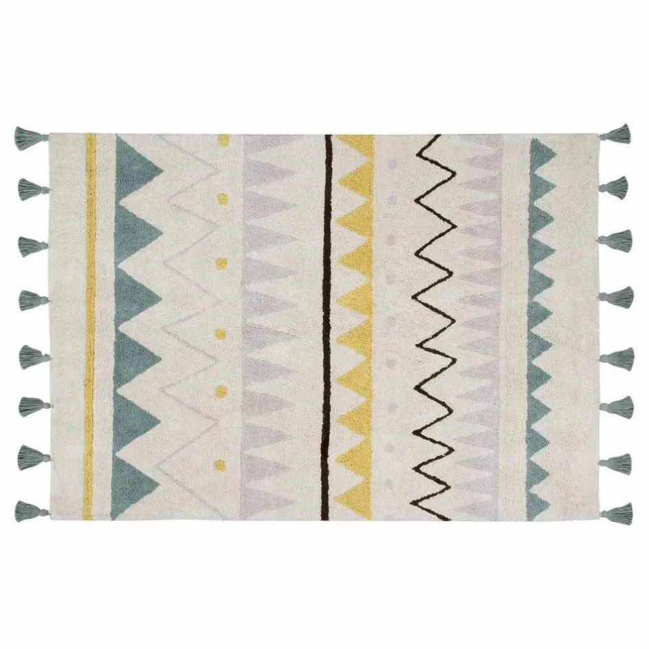 New Lorena Canals Tapis Azteca | Bleu