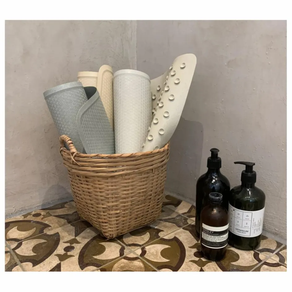 Hot Tapis de bain anti-dérapant en caoutchouc naturel | Enfant L'Heure Du Bain|Linge De Bain Enfant