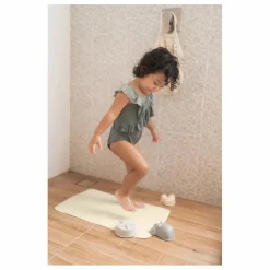 Enfant Hevea L'Heure Du Bain|Linge De Bain Enfant*Tapis de bain anti-dérapant en caoutchouc naturel |