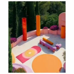 Outlet Hercule Studio Tapis d'exercice Archy Uchronia Summer | Rouge Brun