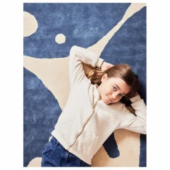 Sale Bleuu-studio Tapis Eléphant | Bleu marine