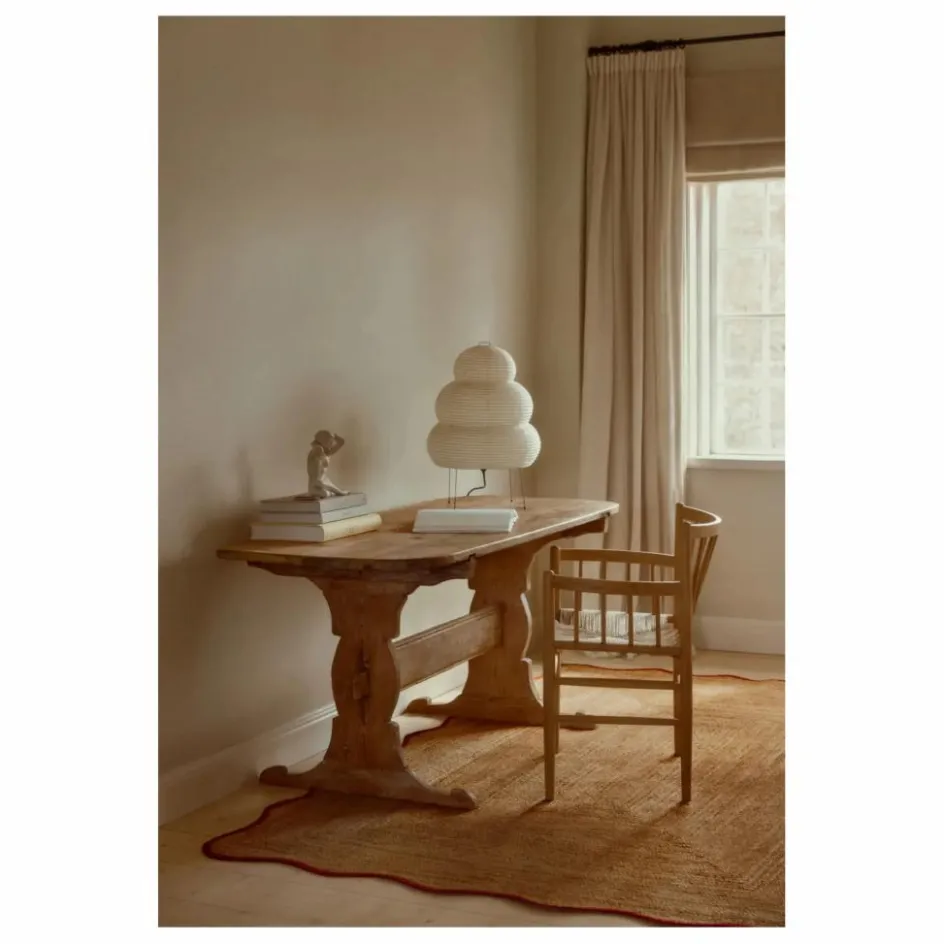 Layered Tapis en jute Scallop || Tapis