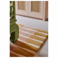 Layered Tapis en laine Bamboo Forest, Alice Crawley || Tapis