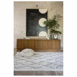 Lorena Canals Tapis en laine Berber Soul | Ecru