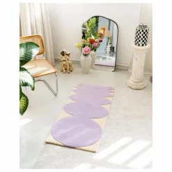 Tarta Gelatina Tapis*Tapis en laine Bouncy | Lilas