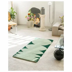 Tarta Gelatina Tapis en laine Bouncy | Vert