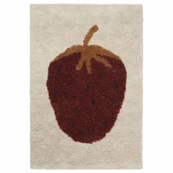 Sale Tapis en laine Fruiticana fraise Enfant Tapis|Tapis Enfant