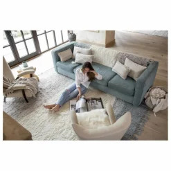 Sale Lorena Canals Tapis en laine Into the Blue | Bleu