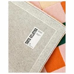 Hot Tarta Gelatina Tapis en laine Rayuela | Orange