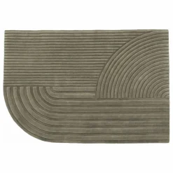 Discount Muuto Tapis en laine Relevo, Studiopepe | Taupe