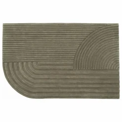 Discount Muuto Tapis en laine Relevo, Studiopepe | Taupe