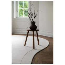 Hot Layered Tapis en Laine Residue | Blanc