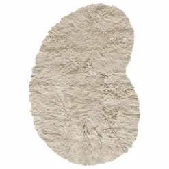 Layered Tapis en laine Shaggy Residue || Tapis