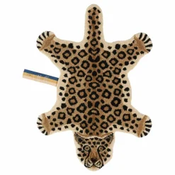 Doing Goods Tapis léopard en laine|Enfant Tapis|Tapis Enfant