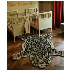 Doing Goods Tapis léopard Loony en laine ||Enfant Tapis|Tapis Enfant
