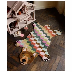 Doing Goods Tapis ours Archie en laine|Enfant Tapis|Tapis Enfant