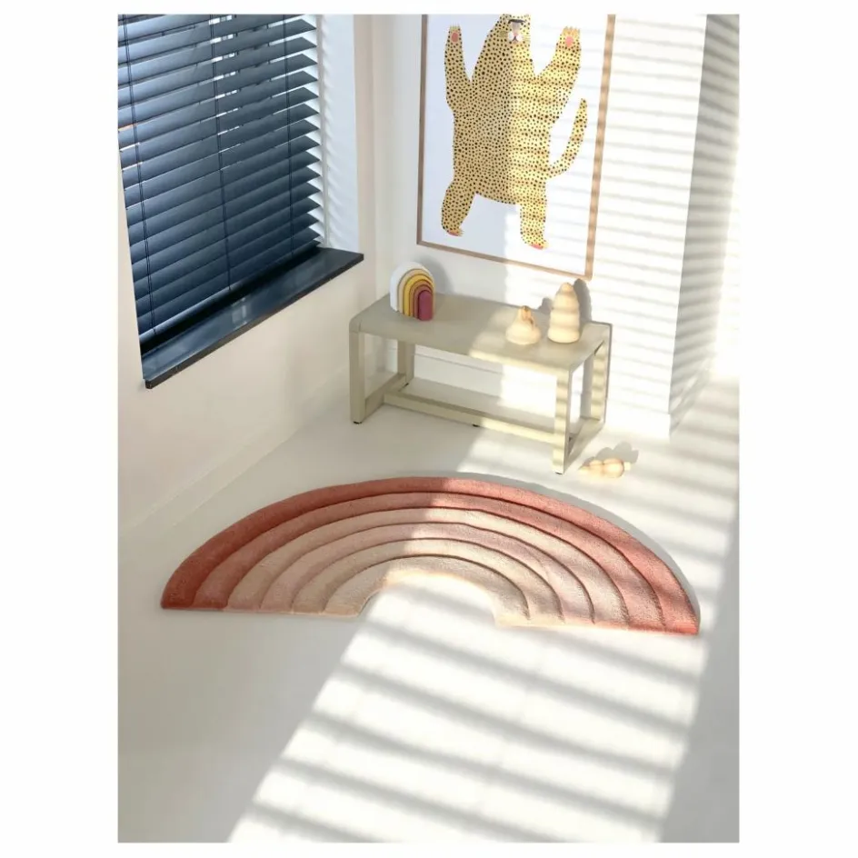 Maison Deux Tapis Rainbow en laine ||Enfant Tapis|Tapis Enfant