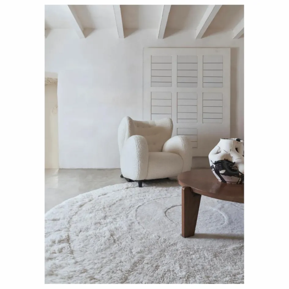 Lorena Canals Tapis rond Arctic circle 250x250 cm || Tapis