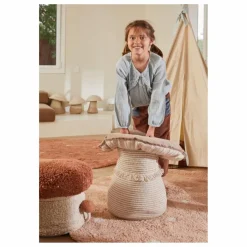 Lorena Canals Tapis rond Dot | Rose