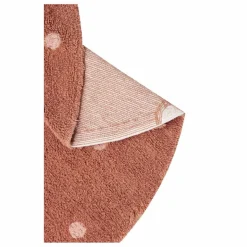 Lorena Canals Tapis rond Dot | Terracotta