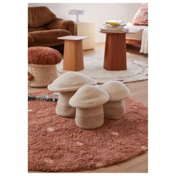 Lorena Canals Tapis rond Dot | Terracotta