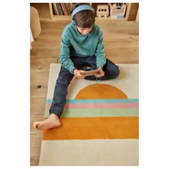 Enfant Bleuu-studio Tapis|Tapis Enfant*Tapis Sunset |