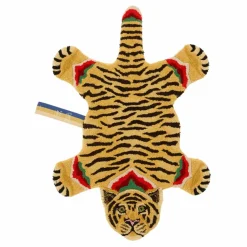 Clearance Tapis tigre Babul Bombay en laine | Enfant Tapis|Tapis Enfant